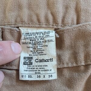 Carhartt Tan Cotton Workwear